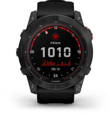 Garmin fenix 7X Solar - Multisport Smartwatch voor heren - Geavanceerde GPS Tracker - 10ATM Waterdicht - 37 dagen batterij - 51mm - Zwart - ION eCommerce - Smartwatch