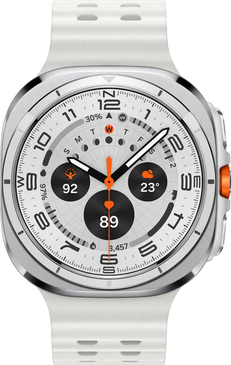Samsung Galaxy Watch Ultra - Smartwatch - 47mm - E - simkaart - Titanium White - ION eCommerce - 