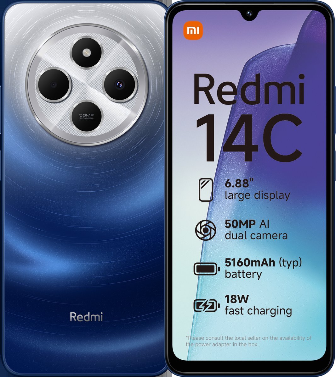 Xiaomi Redmi 14C - 8GB - 256GB - Starry Blauw - ION eCommerce - Redmi serie